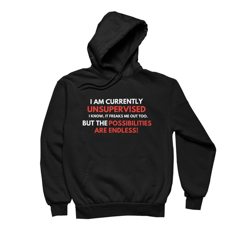 Currently Unsupervised Hoodie - Anime Society Store