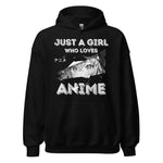 Just A Girl Who Loves Anime Pullover Hoodie - Anime Society Store