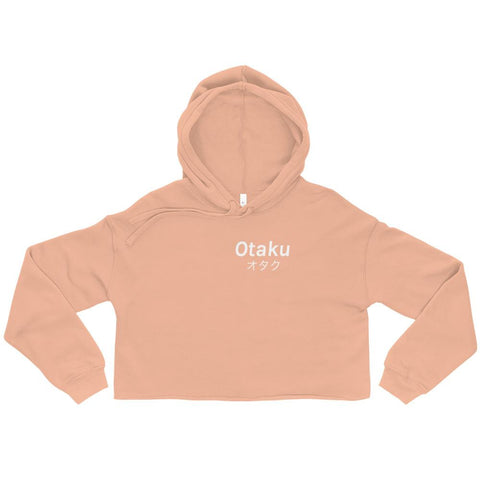 Otaku Crop Hoodie - Anime Society Store